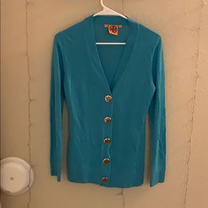 Blue Tory Burch cardigan